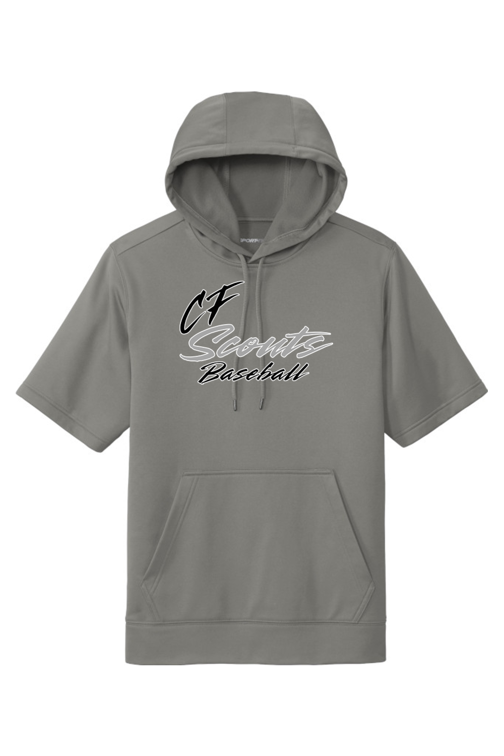 CF Scouts Baseball DTF Fleece Short Sleeve Hooded Pullover