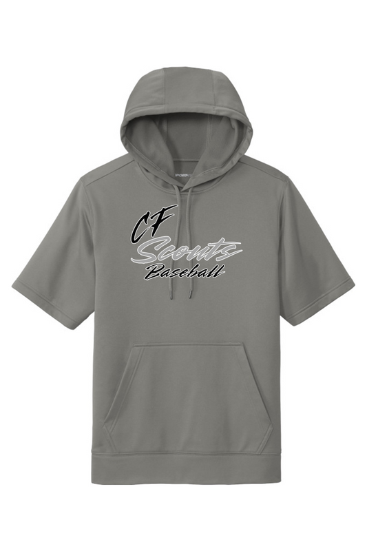 CF Scouts Baseball DTF Fleece Short Sleeve Hooded Pullover