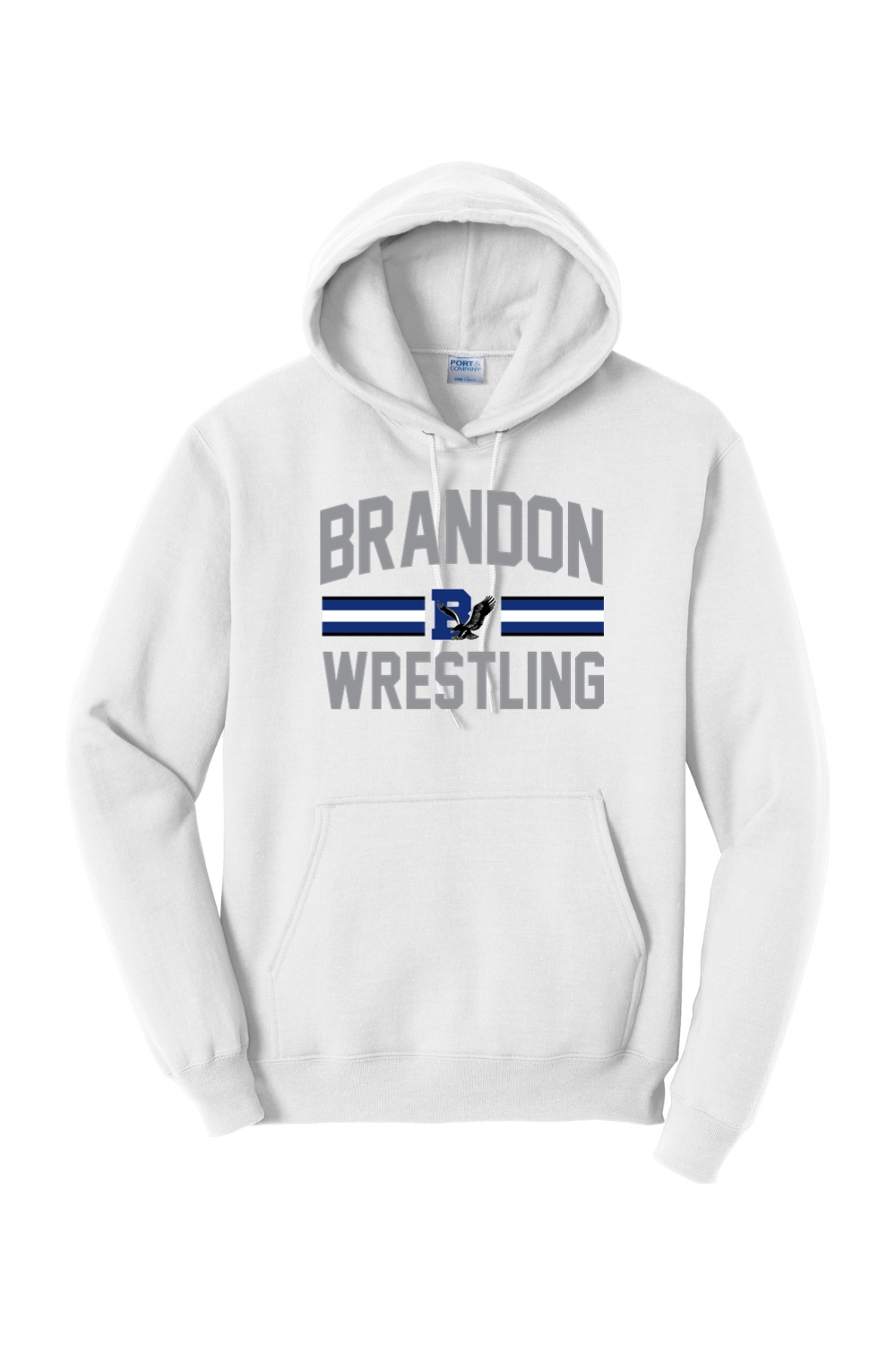 Brandon MS Wrestling DTF Tall Core Fleece Pullover Hooded Sweatshirt