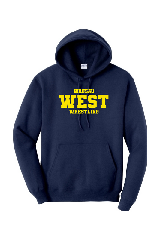 Wausau West Wrestling DTF Blend Hooded Sweatshirt