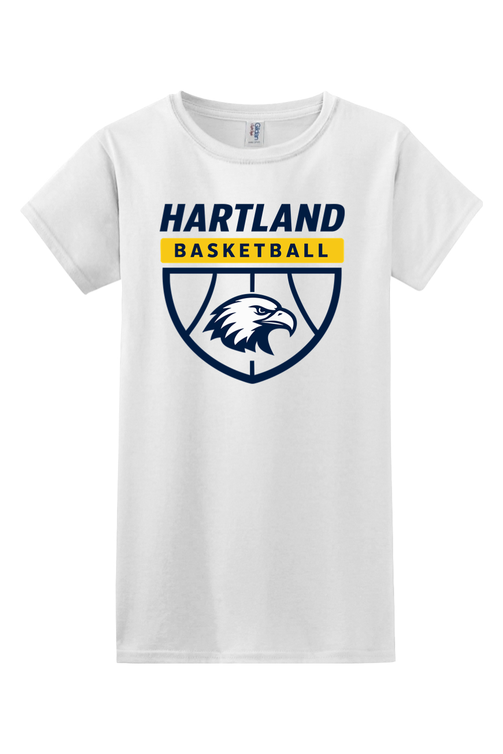 Hartland Basketball Softstyle Ladies' T-Shirt