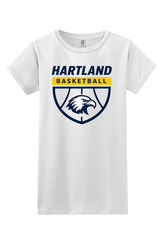 Hartland Basketball Softstyle Ladies' T-Shirt