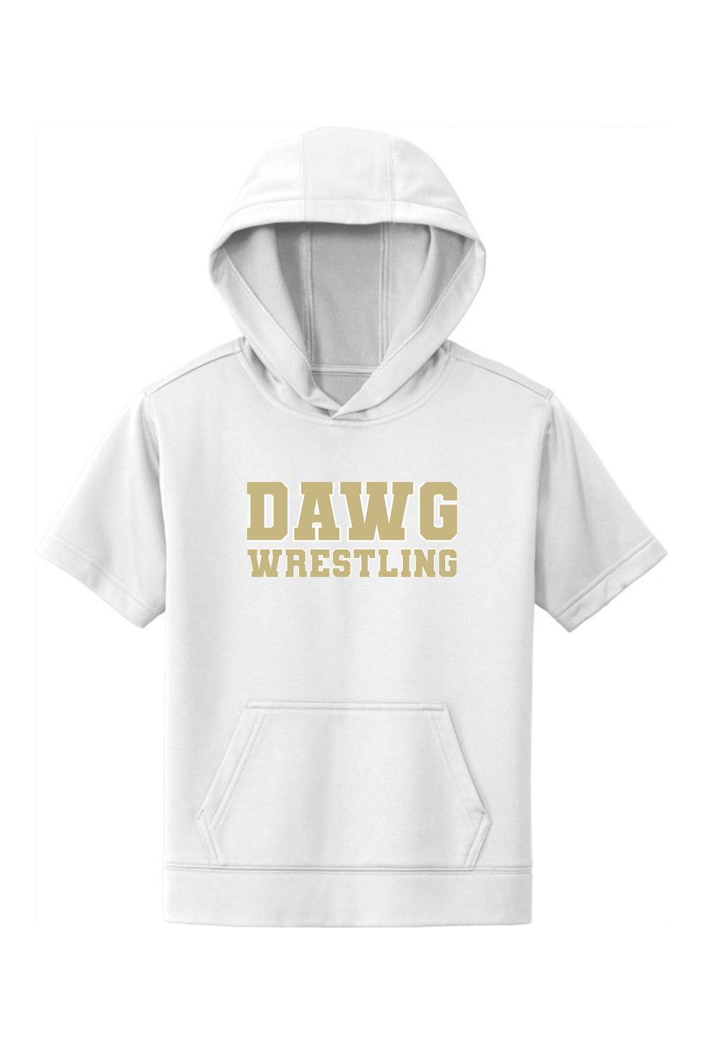 Otsego Middle School Wrestling DTF Youth Sport-Wick Fleece Short Sleeve Hooded Pullover