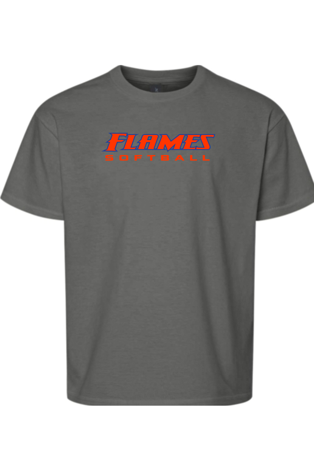 Flames MI Softball DTF Youth Softstyle T-Shirt
