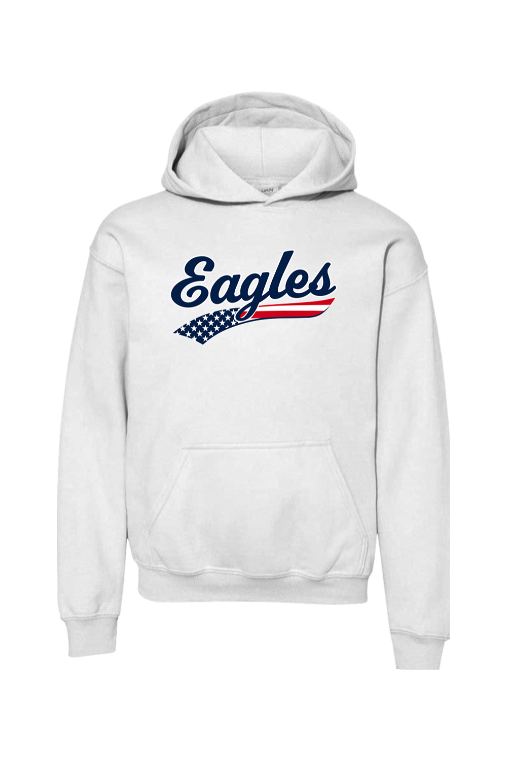 Watervliet Eagles Baseball DTF Youth Heavy Blend Hooded Sweatshirt