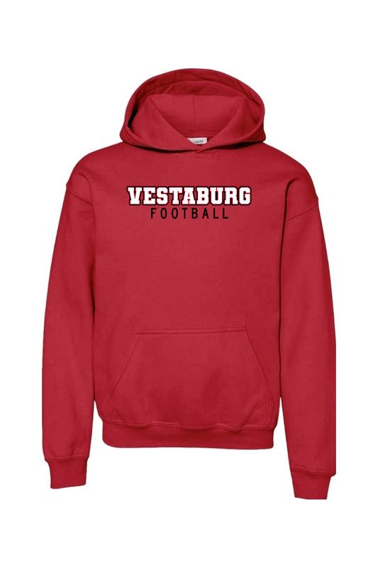 Vestaburg Football DTF Youth Heavy Blend Hooded Sweatshirt