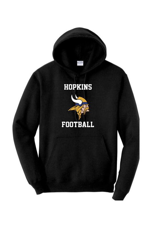 Hopkins High School Football DTF Heavy Blend Hooded Sweatshirt