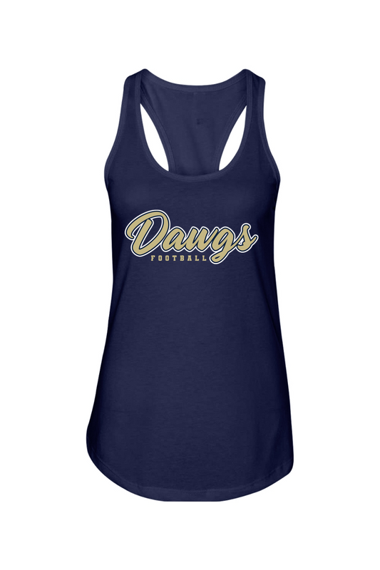 Otsego Football Vegas Logo Ladies Racerback Tank