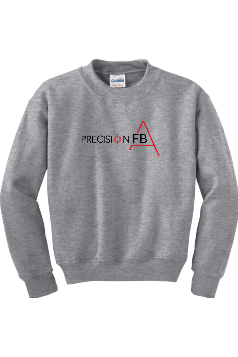 Precision FB Academy DTF Youth Heavy Blend Crewneck Sweatshirt