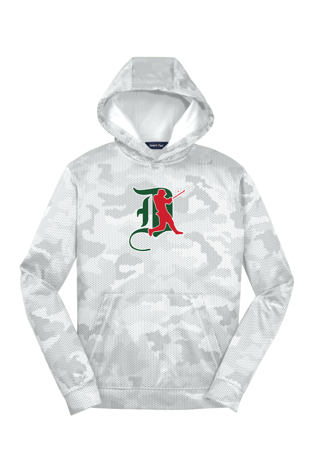 Junior Dans Baseball Youth Sport-Wick CamoHex Fleece Hooded Pullover