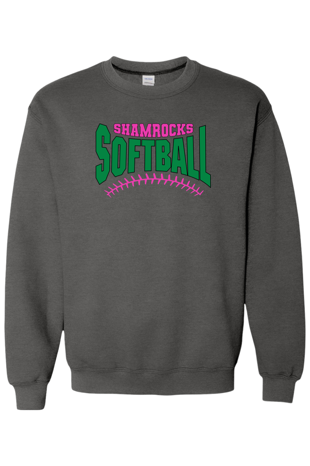 Shamrocks Softball Heavy Blend Crewneck Sweatshirt