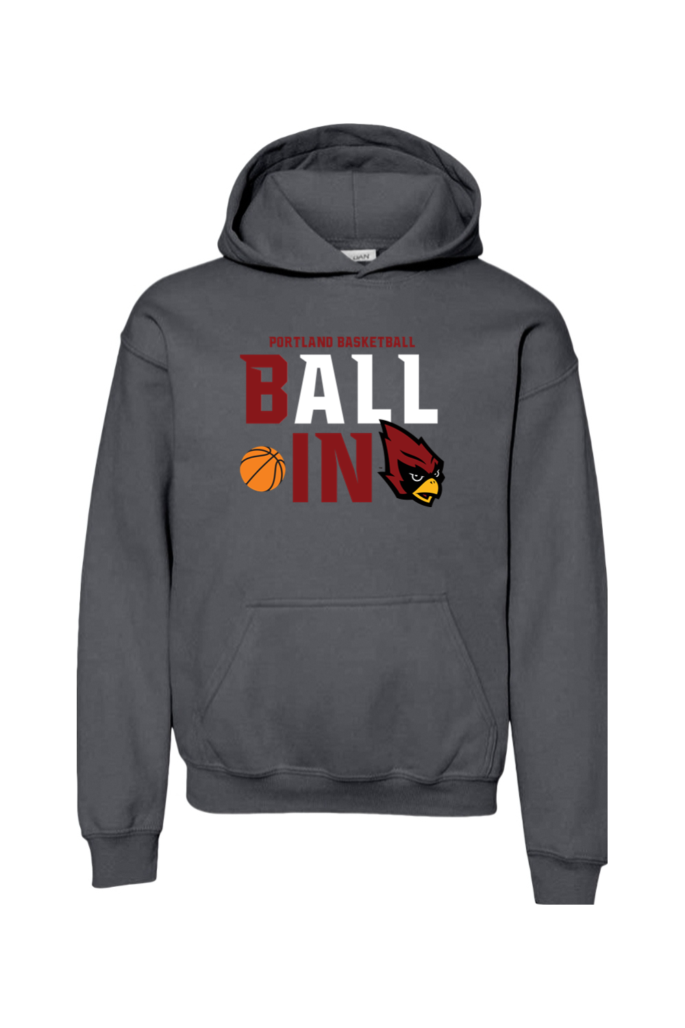 Portland Raider Basketball Youth Heavy Blend Hooded Sweatshirt