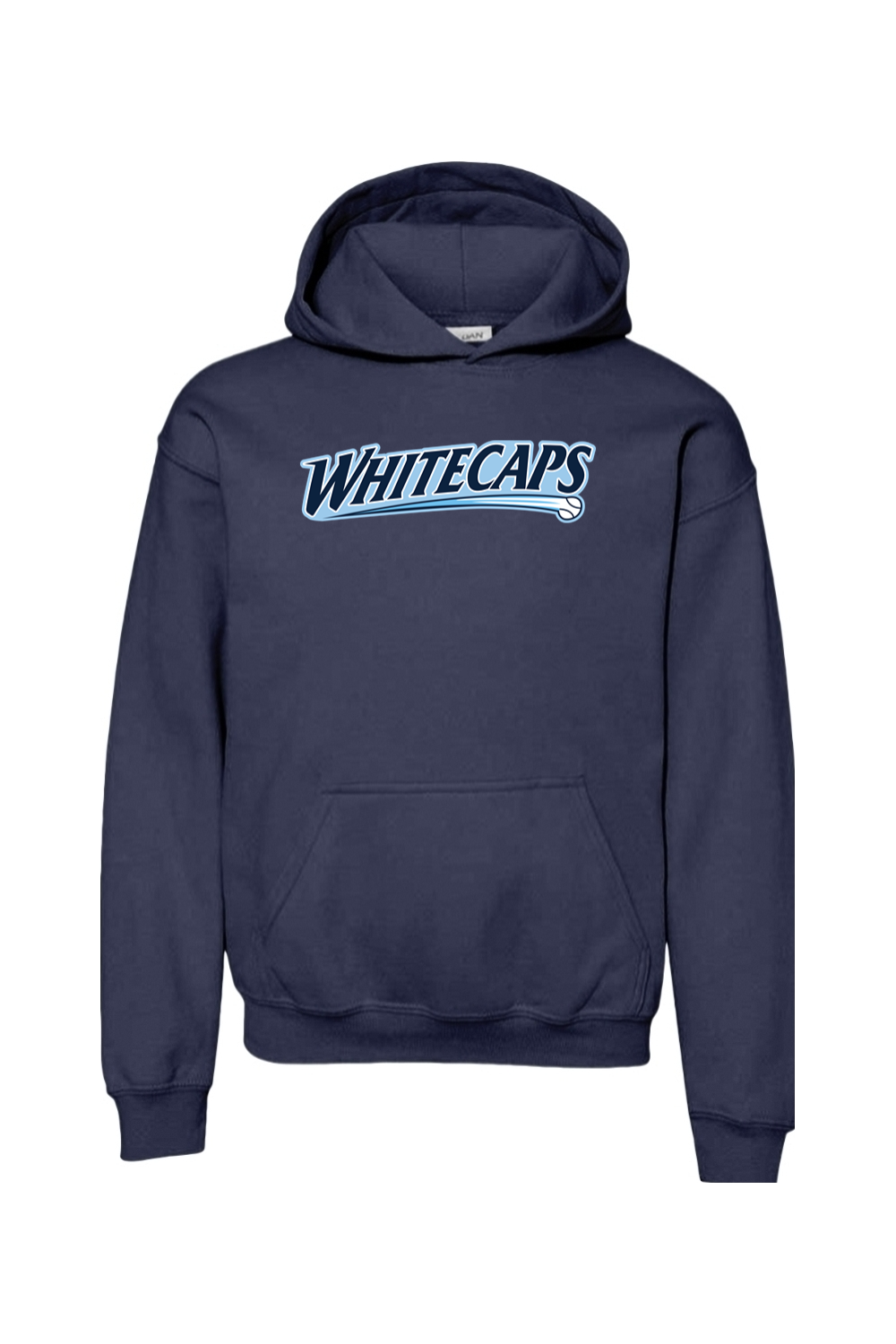 Whitecaps Baseball Youth Heavy Blend Hooded Sweatshirt
