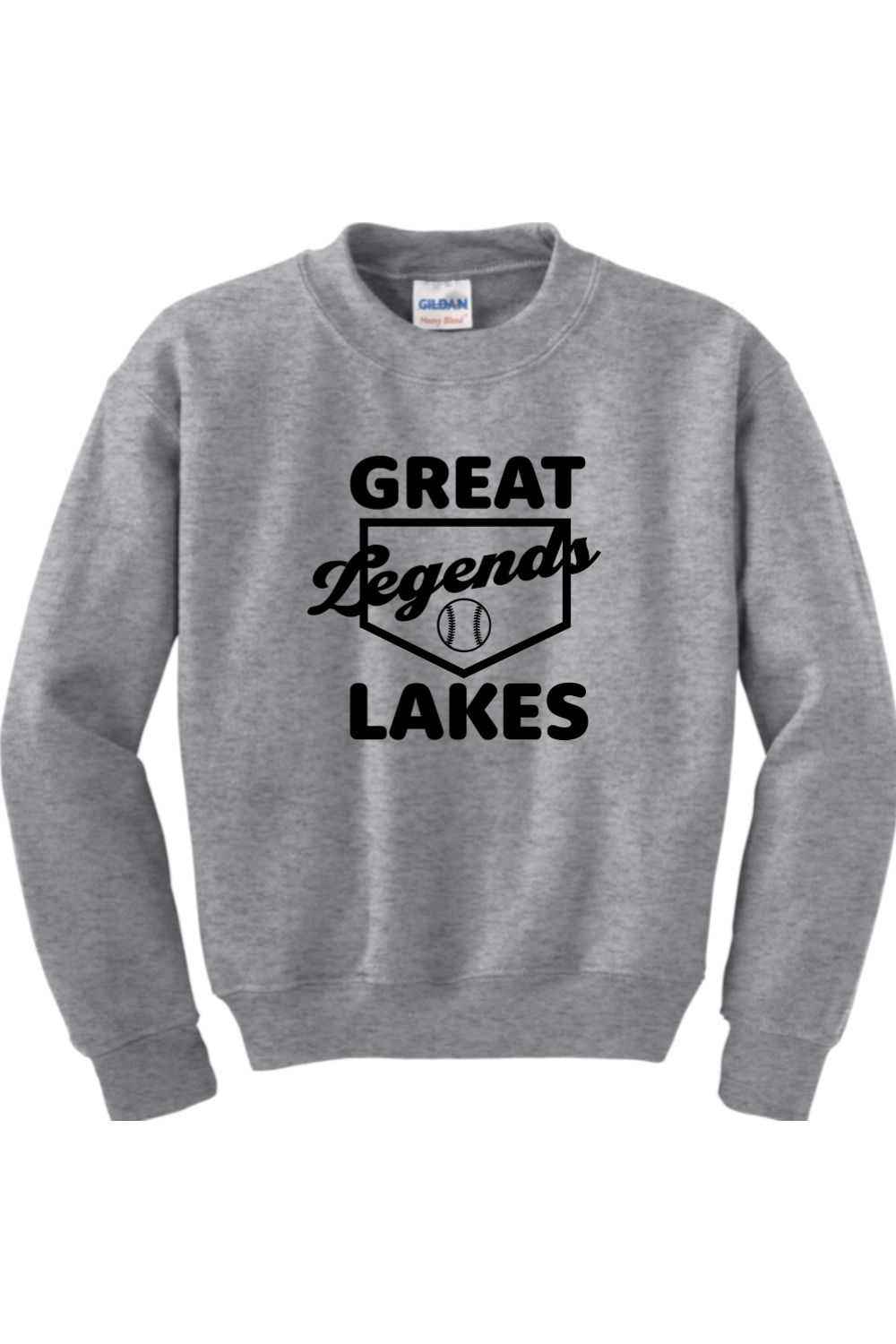 Great Lakes Legends Youth Heavy Blend Crewneck Sweatshirt
