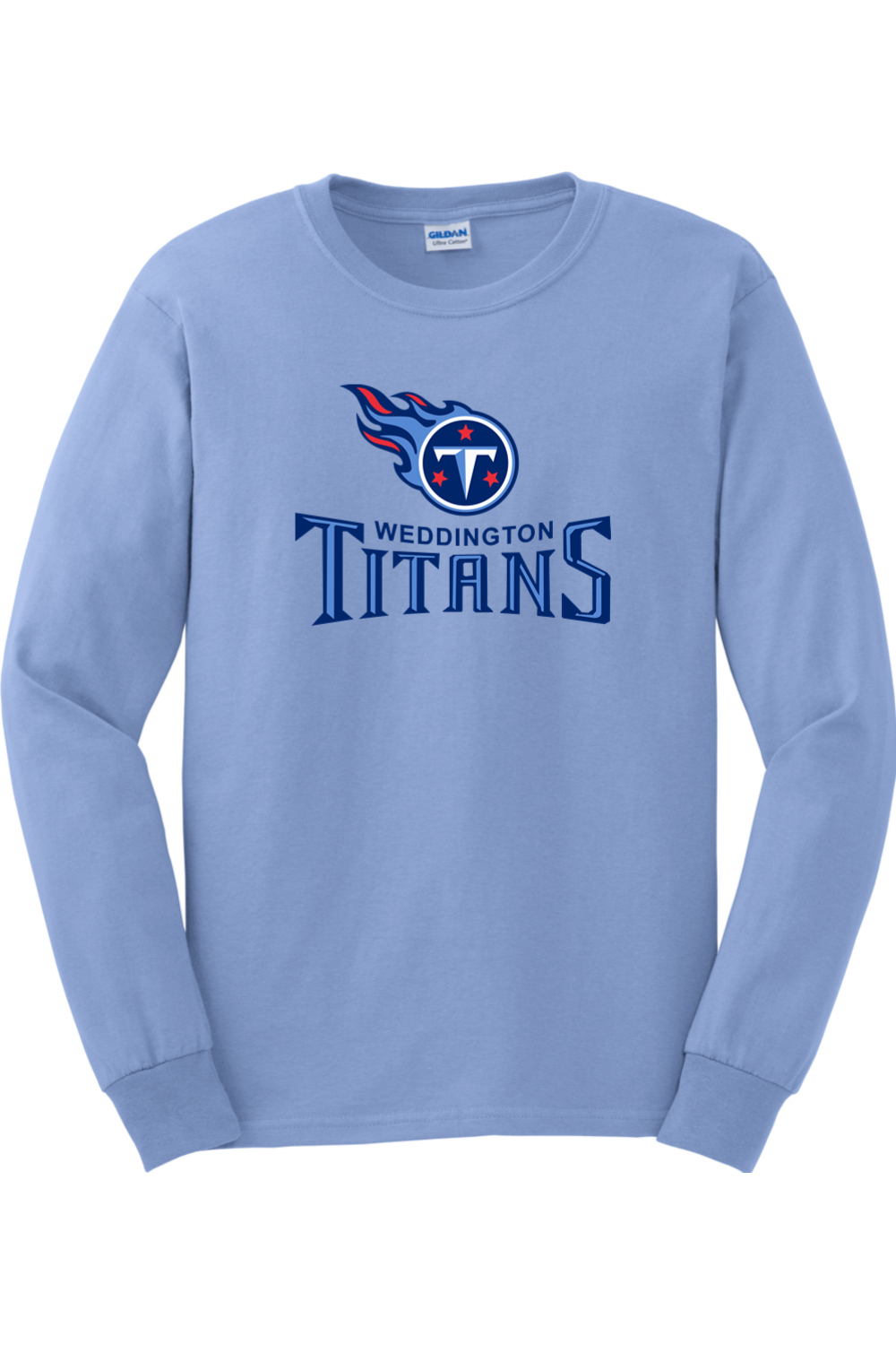 Weddington Titans Football DTF Ultra Cotton Long Sleeve T-Shirt