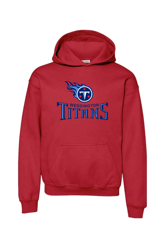 Weddington Titans Youth Hooded Sweatshirt