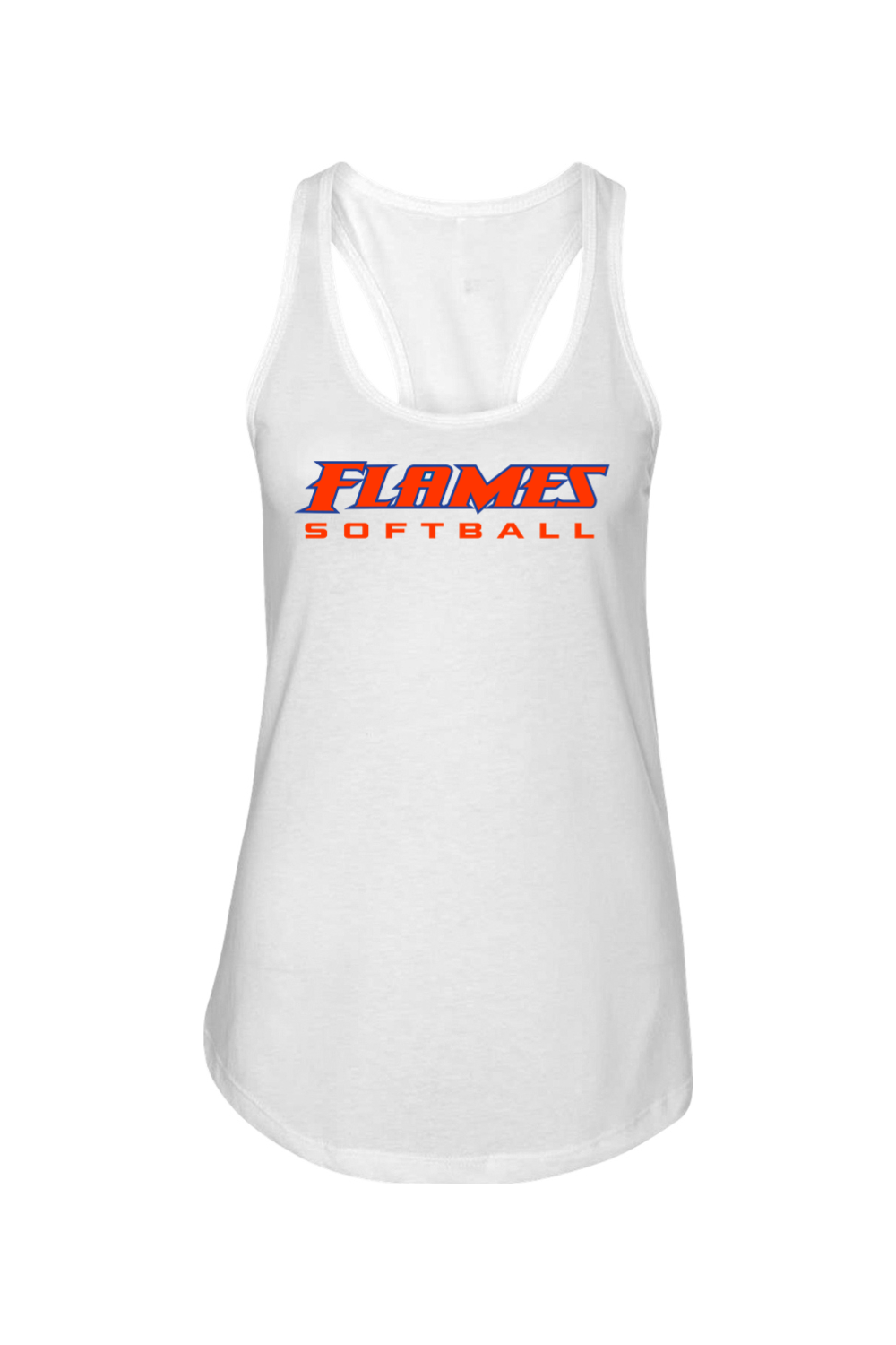 Flames MI Softball DTF Ladies Racerback Tank