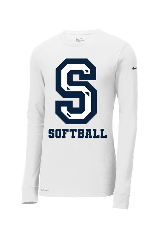 Sluggers Softball DTF Nike Dri-FIT Cotton/Poly Long Sleeve Tee