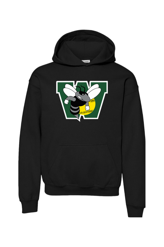 Williamston Softball Youth Heavy Blend Hooded Sweatshirt