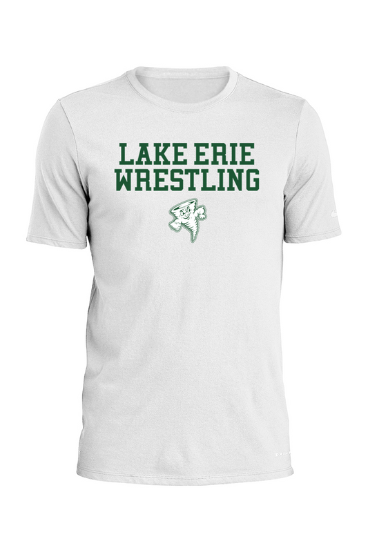 Lake Erie Wrestling DTF Nike Dri-FIT Cotton/Poly Tee