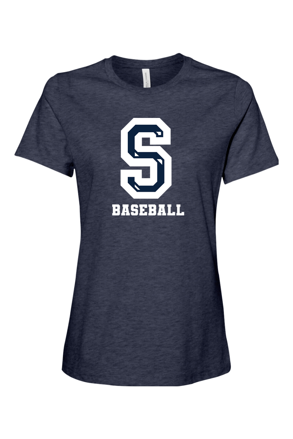 Sluggers Baseball Women’s Relaxed Fit Heather CVC Tee
