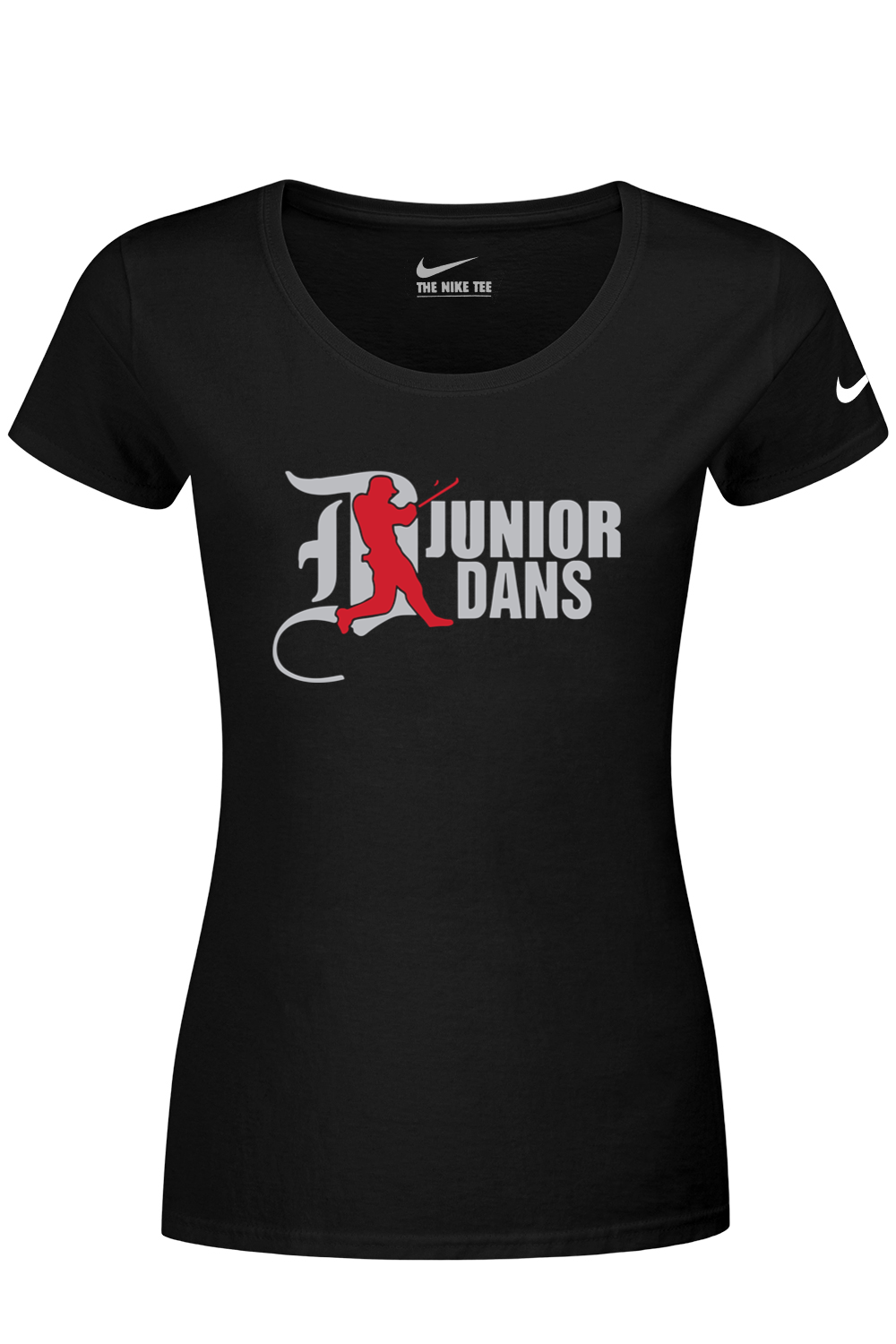 Junior Dans Baseball Nike Ladies Dri-FIT Cotton/Poly Scoop Neck Tee