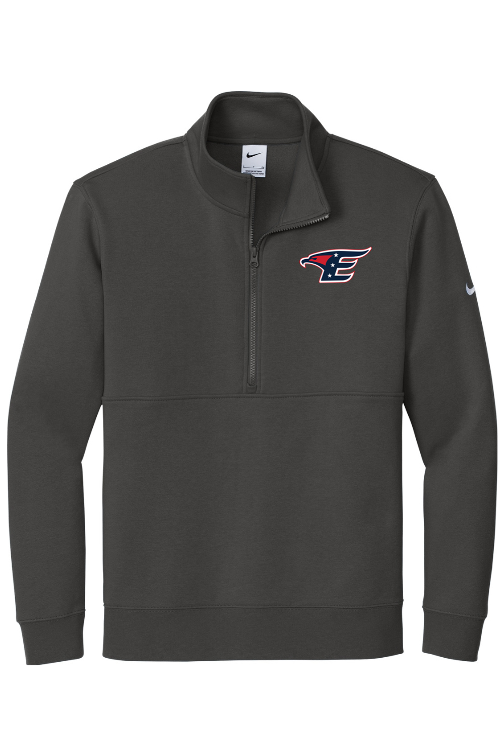 Watervliet Eagles Baseball DTF Nike Club Fleece Sleeve Swoosh 1/2-Zip