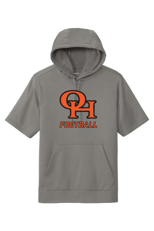 Sport-Tek Sport-Wick Fleece Short Sleeve Hooded Pullover