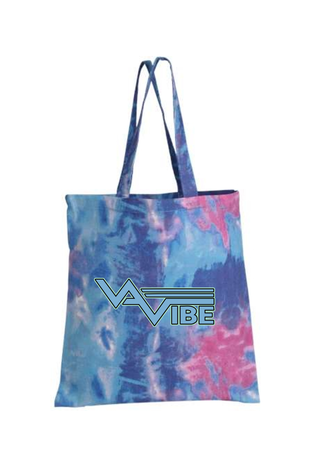 VA Vibe Softball DTF Tie-Dyed Canvas Bag