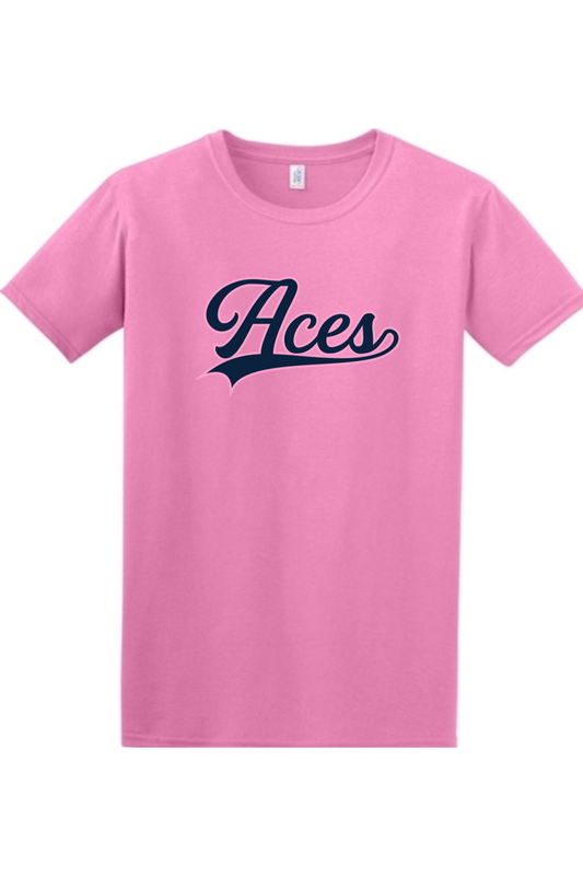 Aces Baseball Softstyle T-Shirt