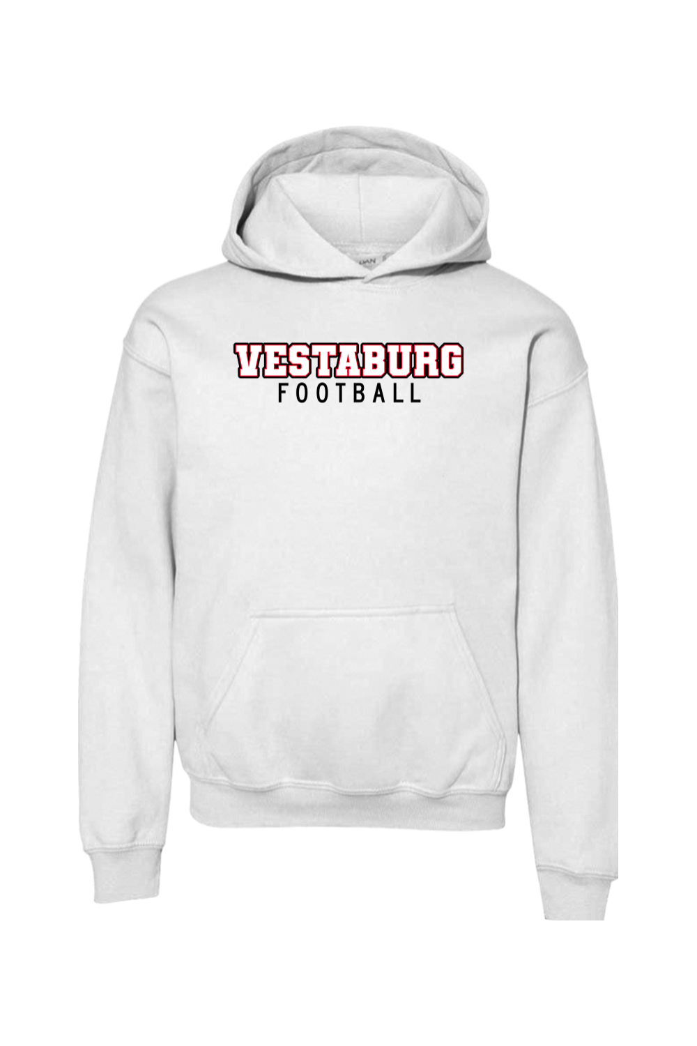 Vestaburg Football DTF Youth Heavy Blend Hooded Sweatshirt