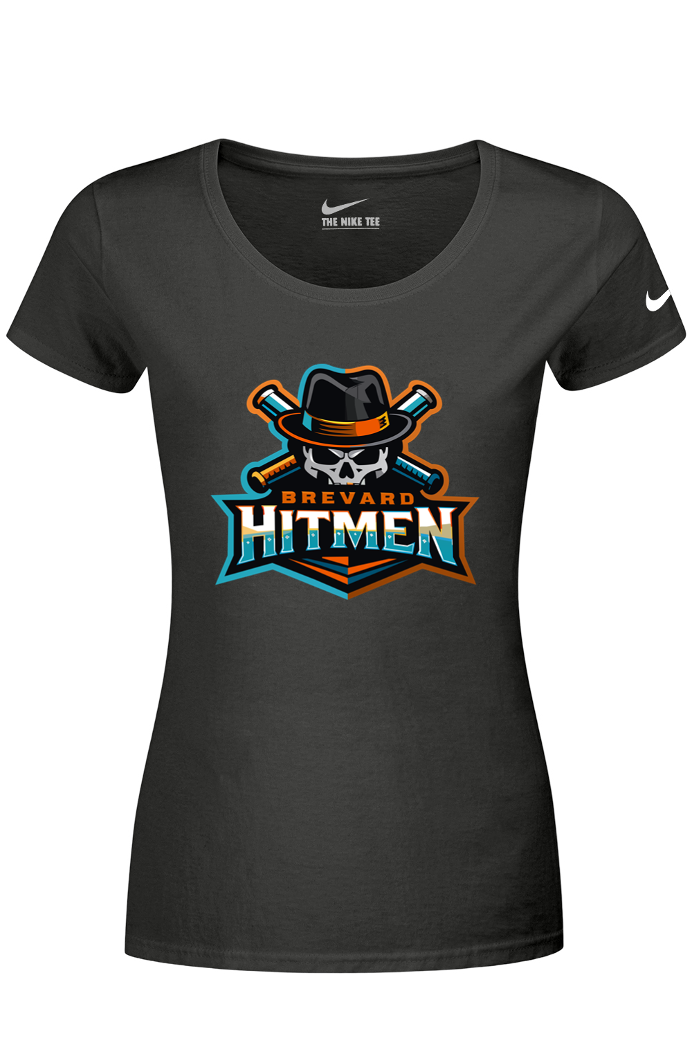 Brevard Hitmen DTF Nike Ladies Dri-FIT Cotton/Poly Scoop Neck Tee