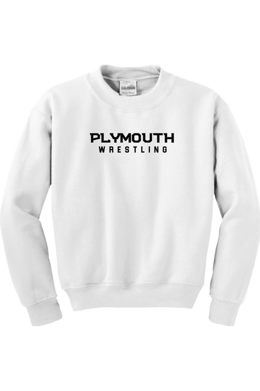 Plymouth Wrestling Youth Heavy Blend Crewneck Sweatshirt