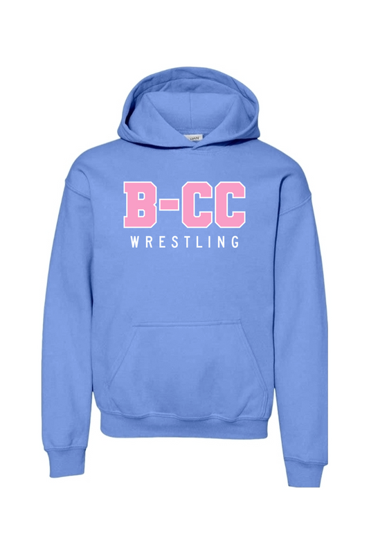 B-CC Wrestling DTF Youth Heavy Blend Hooded Sweatshirt