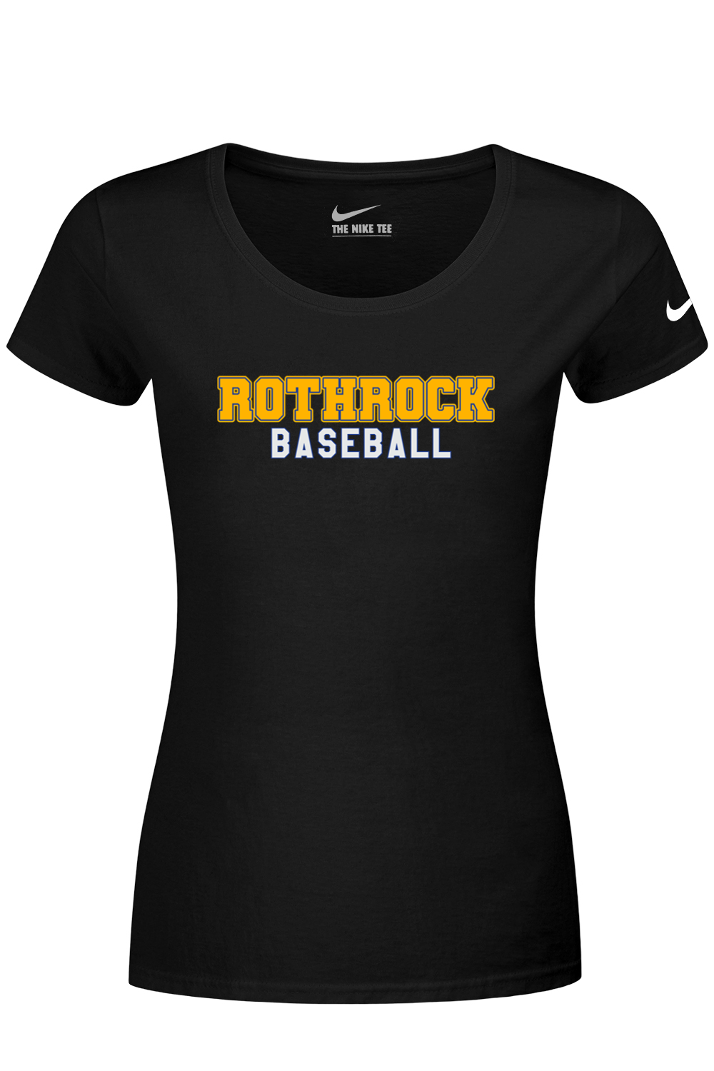 Rothrock Baseball Nike Ladies Dri-FIT Cotton/Poly Scoop Neck Tee