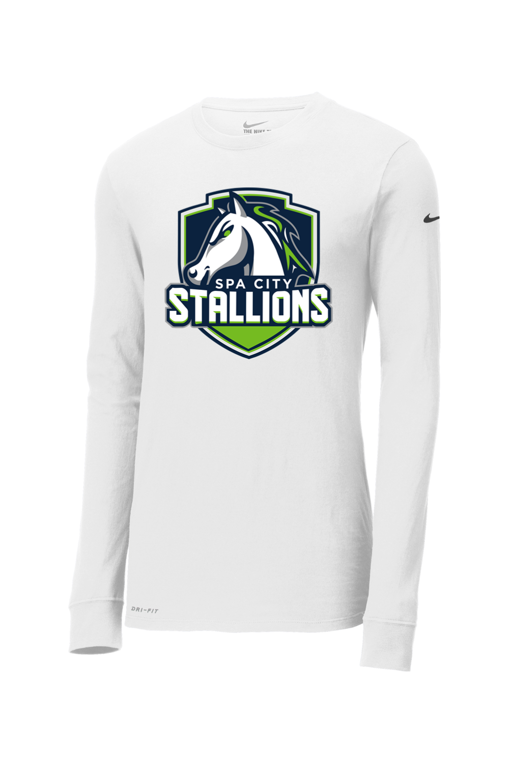 Spa City Stallions DTF Nike Dri-FIT Cotton/Poly Long Sleeve Tee