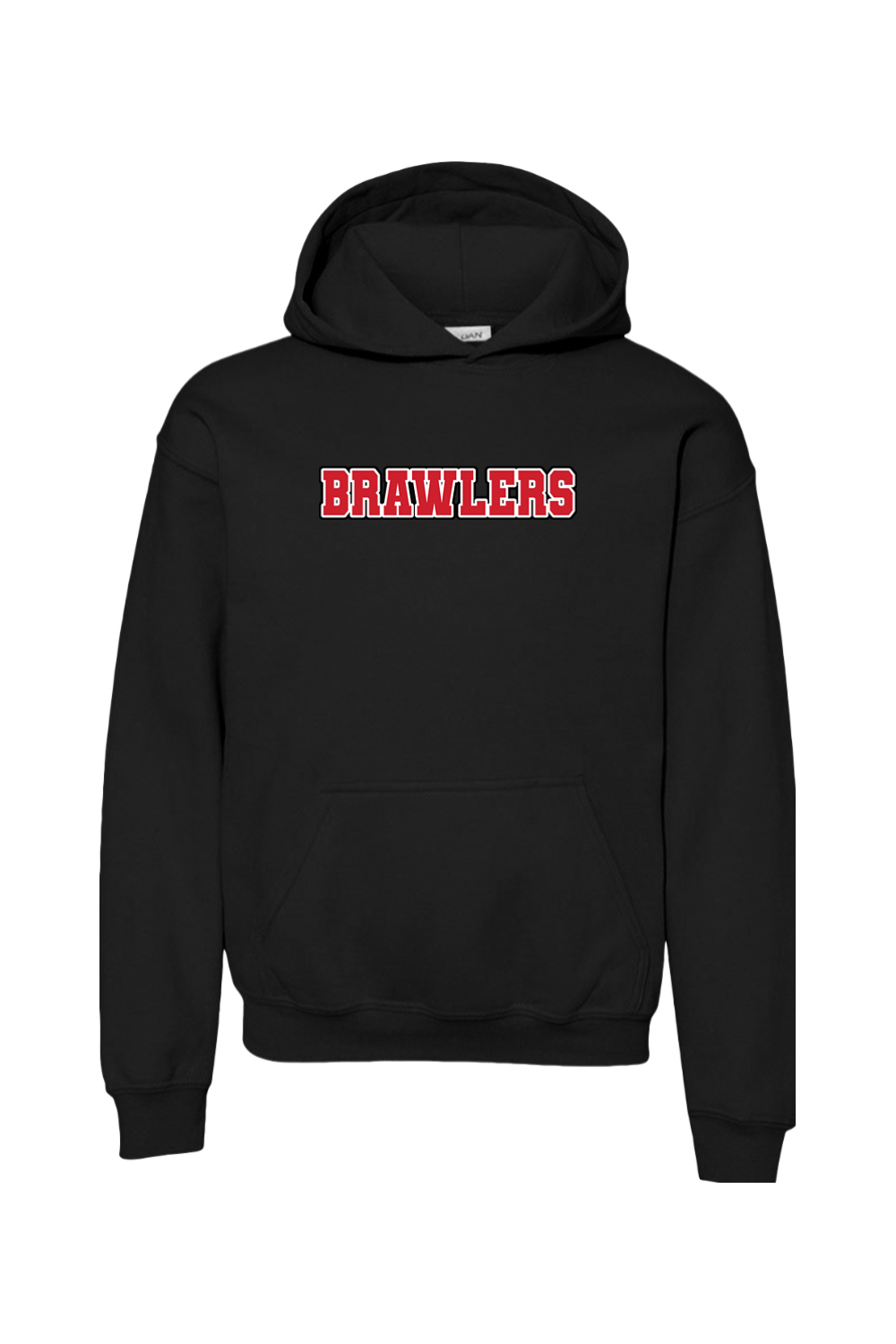 Brawlers Baseball Youth Heavy Blend Hooded Sweatshirt