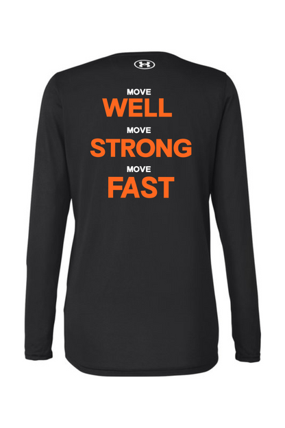 Bulldog Power DTF Under Armour Ladies' Team Tech Long-Sleeve T-Shirt