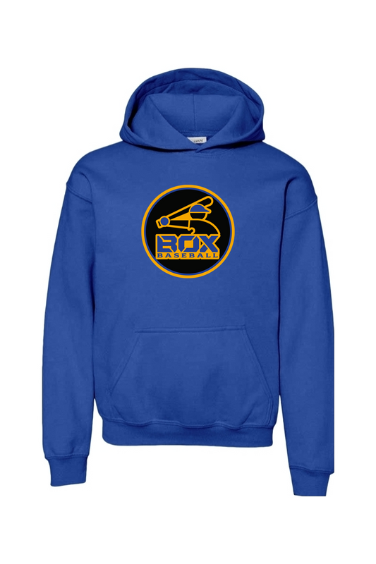 Jet Box Baseball DTF Youth Heavy Blend Hooded Sweatshirt