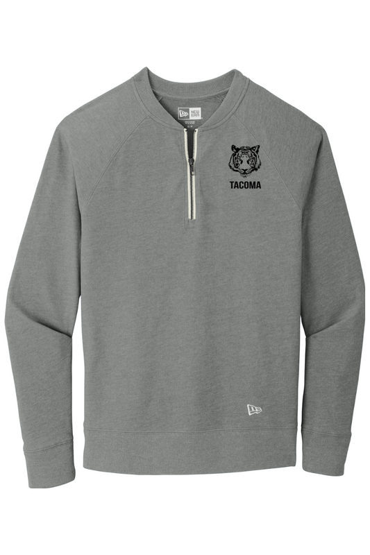 Tacoma Tigers Sueded Cotton Blend 1/4-Zip Pullover