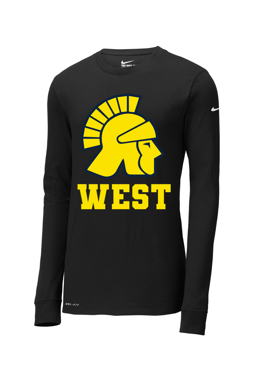 Wausau West Wrestling DTF Nike Dri-FIT Cotton/Poly Long Sleeve Tee