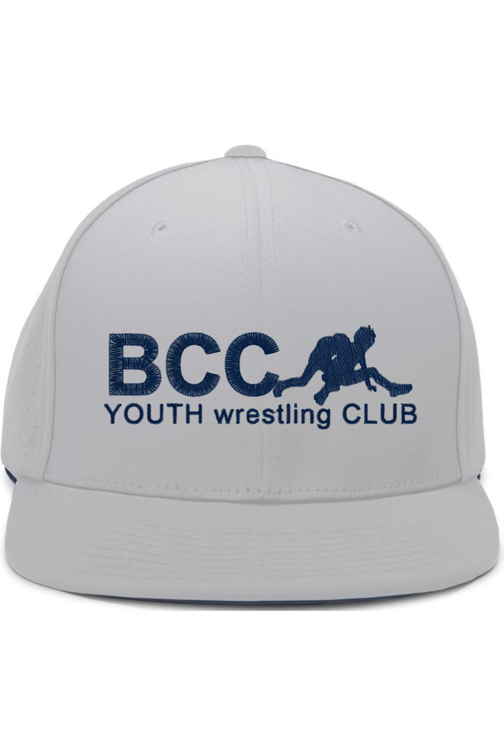 BCC Youth Wrestling Pacific Headwear Perforated F3 Performance Flexfit Cap (Fulfill)