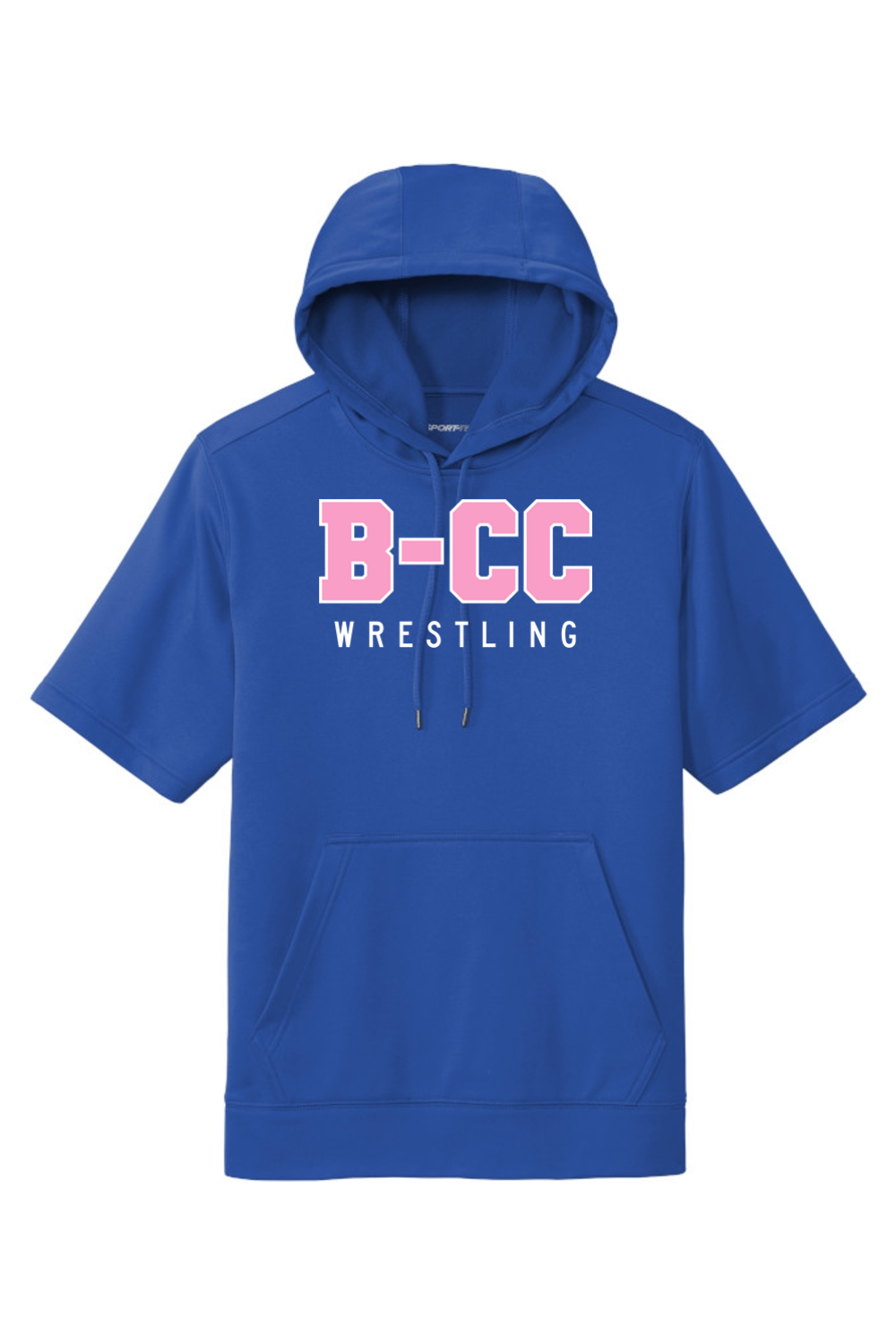 B-CC Wrestling DTF Fleece Short Sleeve Hooded Pullover