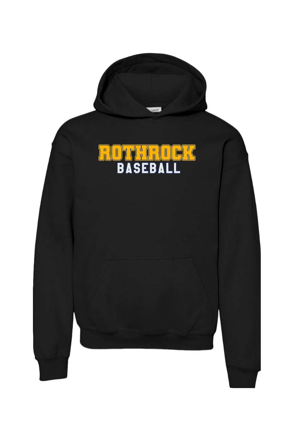 Rothrock Baseball Youth Heavy Blend Hooded Sweatshirt