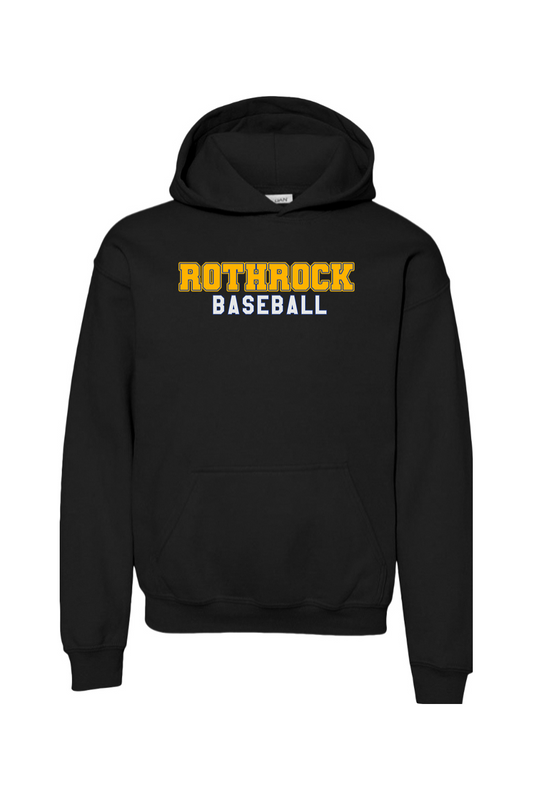 Rothrock Baseball Youth Heavy Blend Hooded Sweatshirt