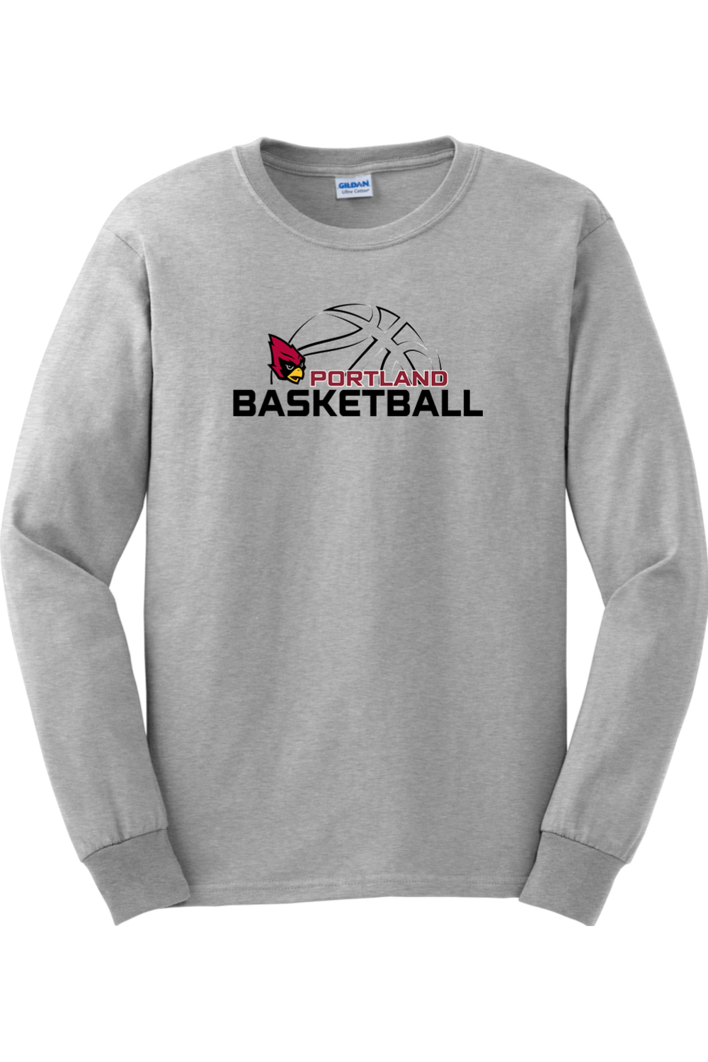 Portland Raider Basketball Long Sleeve T-Shirt