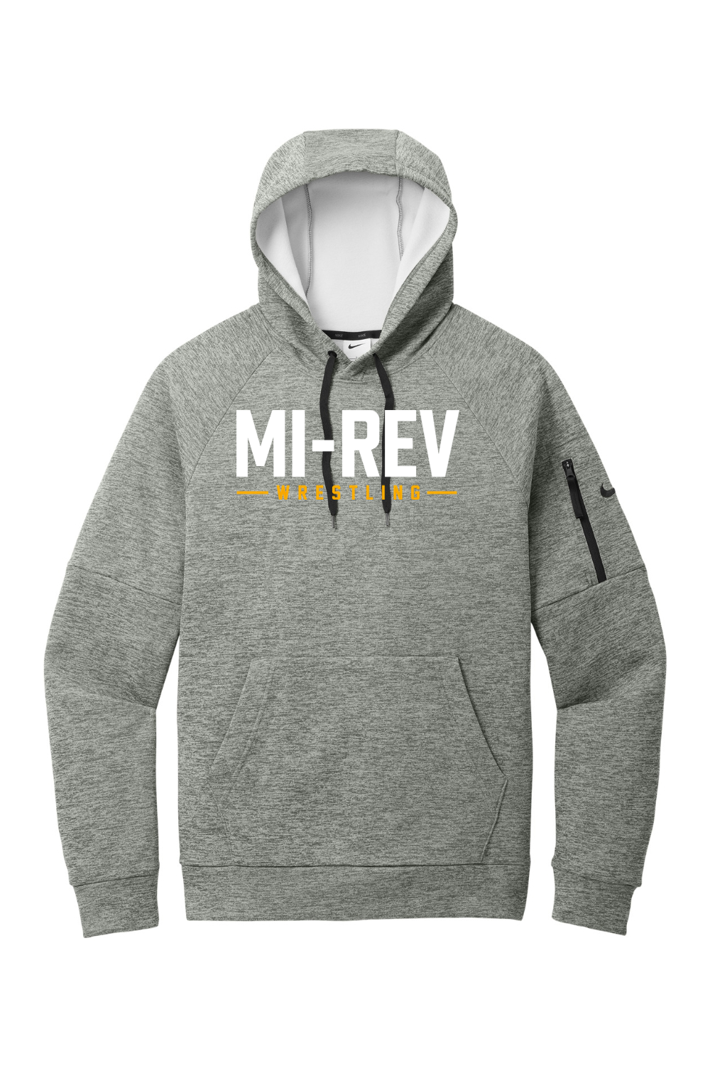MI-REV Wrestling DTF Nike Therma-FIT Pocket Pullover Fleece Hoodie