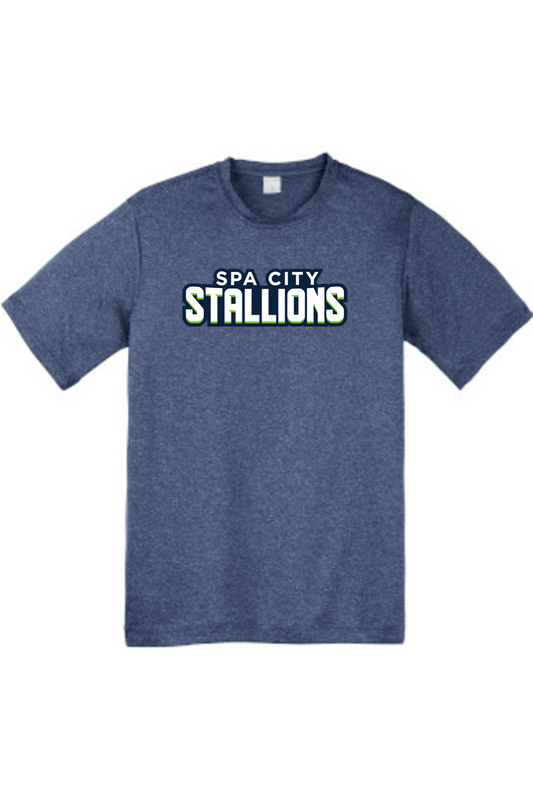Spa City Stallions DTF Youth Heather Contender  Tee