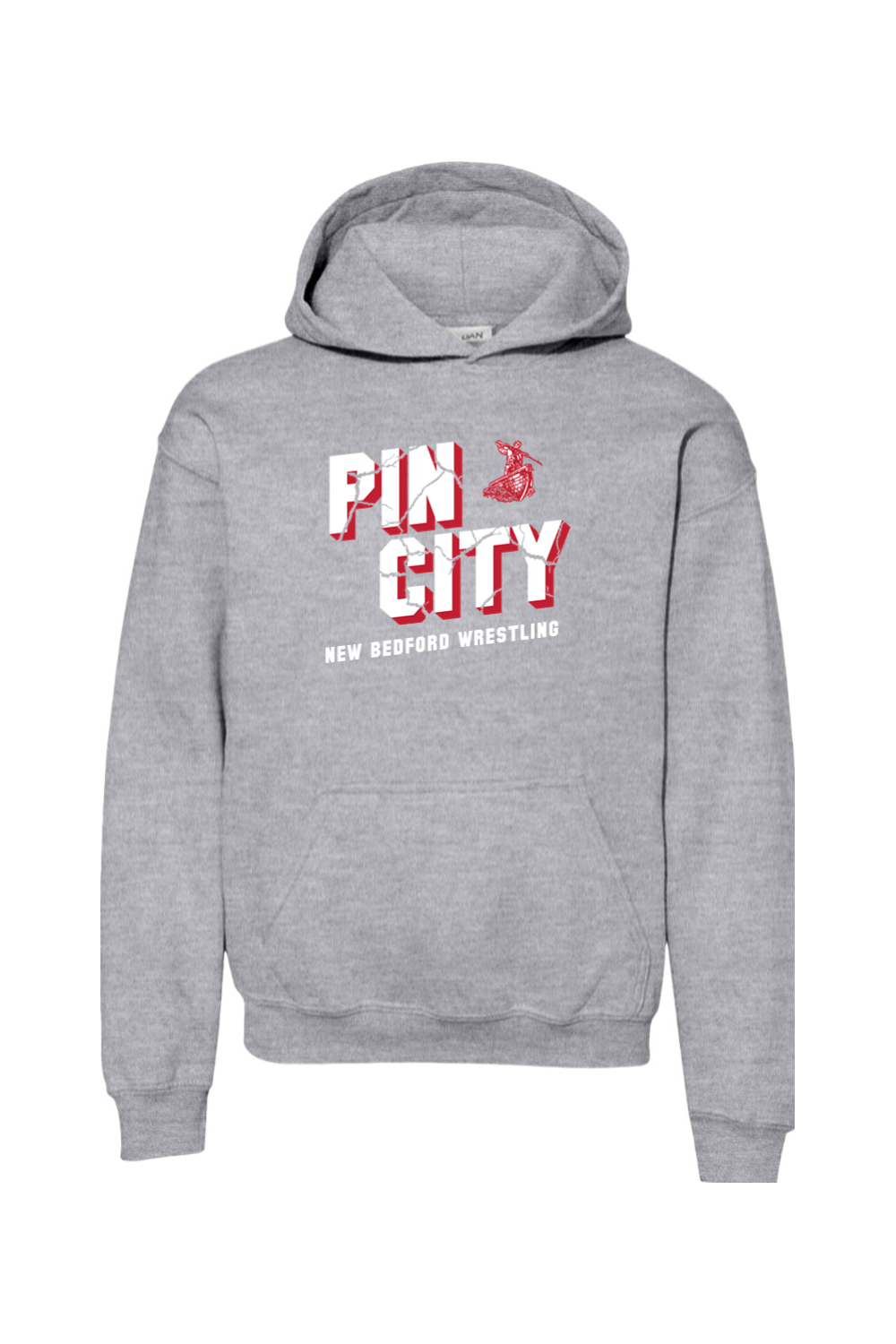New Bedford Wrestling DTF Youth Heavy Blend Hooded Sweatshirt