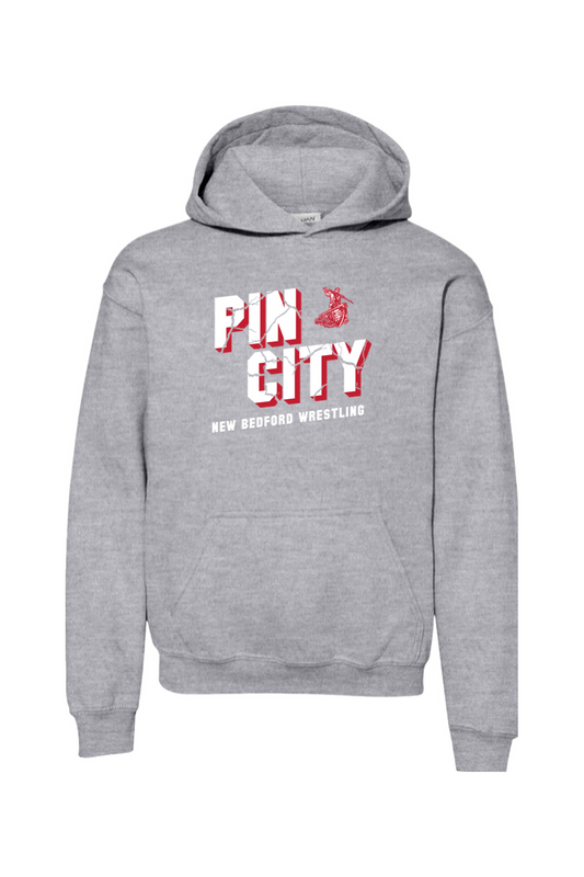 New Bedford Wrestling DTF Youth Heavy Blend Hooded Sweatshirt
